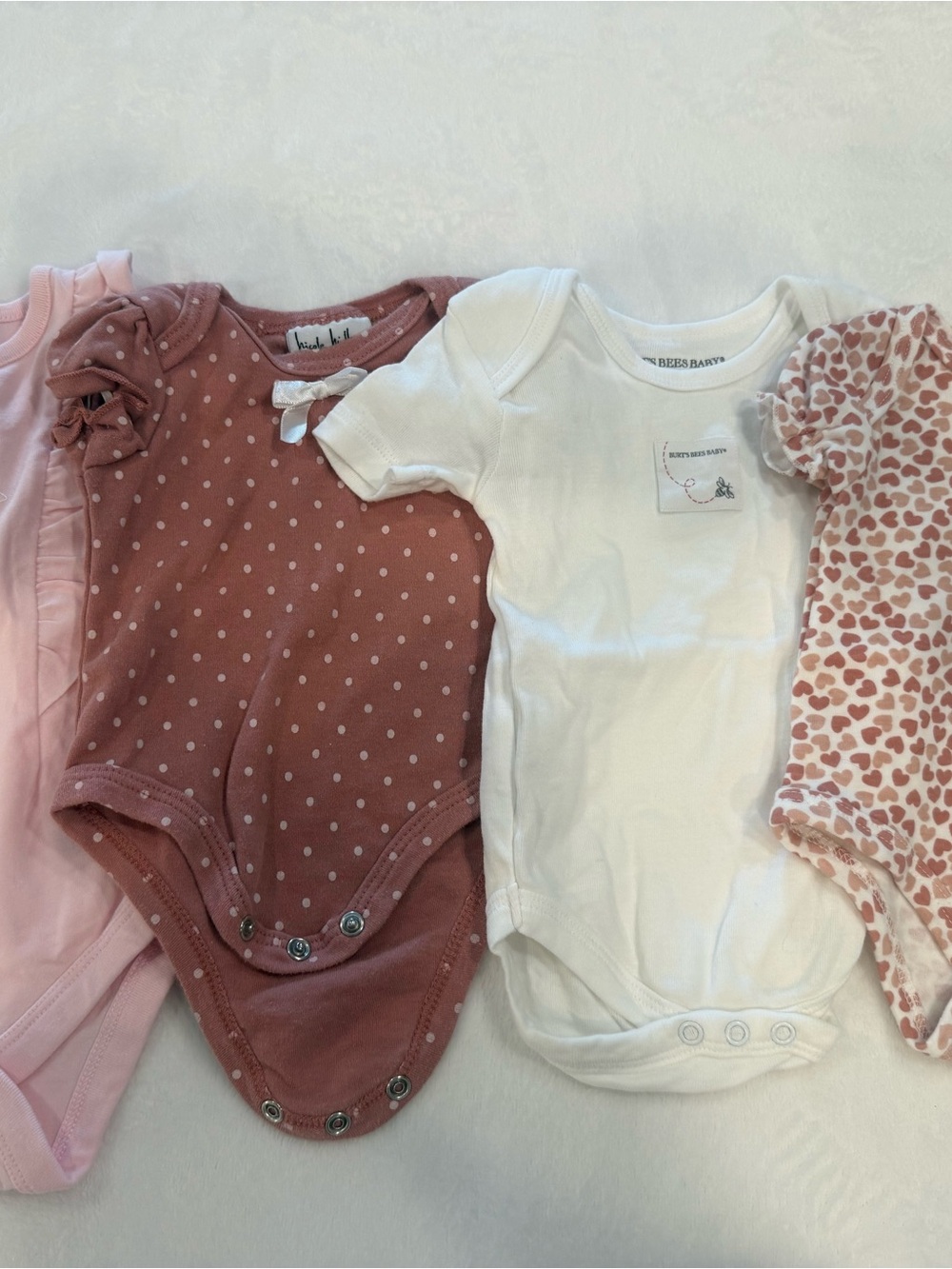 Cat & Jack, Nicole Miller & Burt’s Bees - Onesie Set of 4